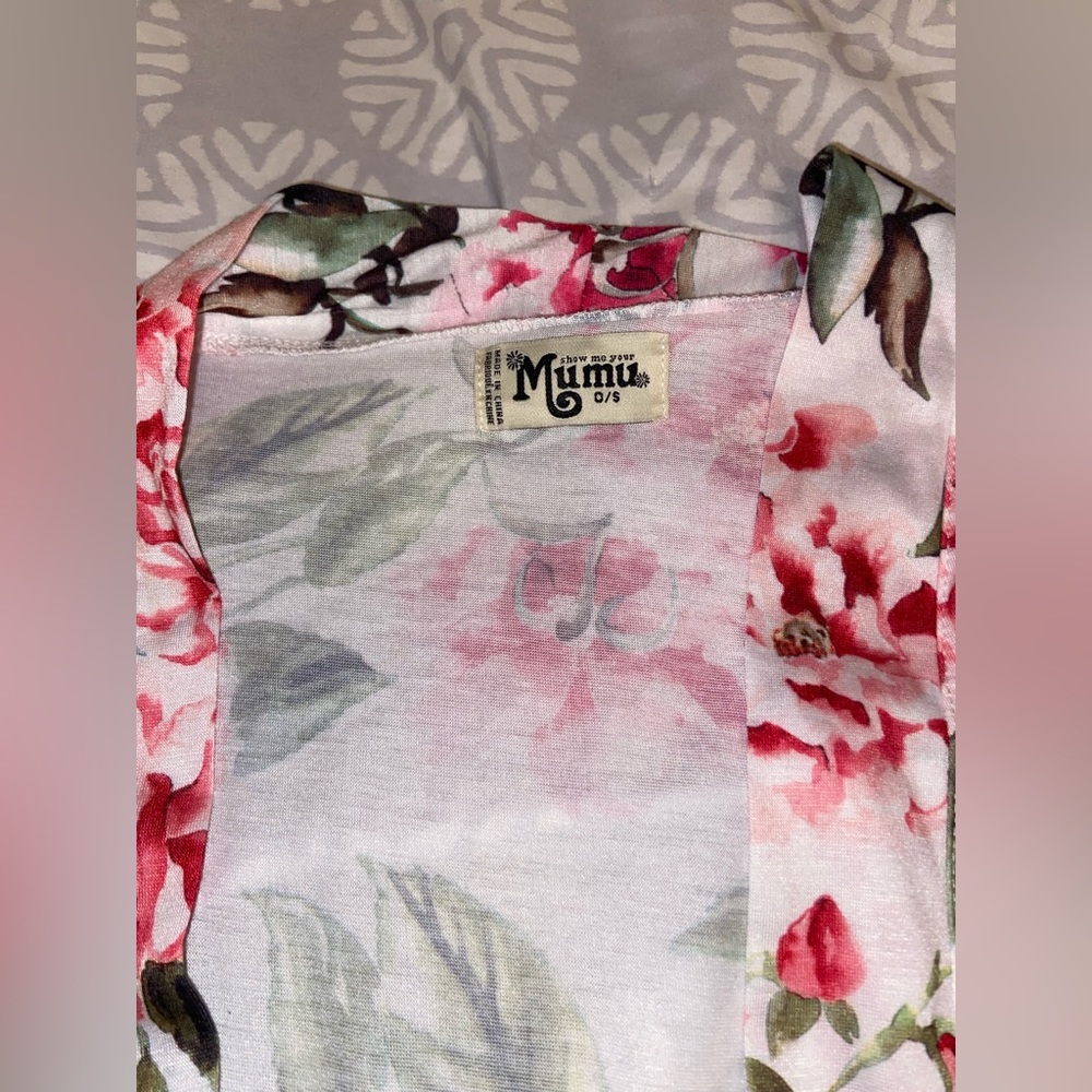 O/S floral Robe - Picture 5 of 5